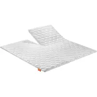 Sleepling - Kaltschaumsplittopper, 180x200 cm, orthopädische Matratzenauflage, für alle Matratzen und Betten, weiß