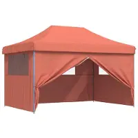 vidaXL Party-Zelt Terrakotta 292 x 440 x 315 cm Oxford-Stoff
