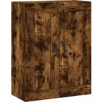vidaXL Highboard Räuchereiche 69,5x34x180 cm Holzwerkstoff