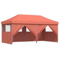 vidaXL Party-Zelt Terrakotta 292 x 580 x 315 cm Oxford-Stoff