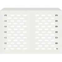 vidaXL Klimaanlagenabdeckung Weiß 100 x 50 x 70 cm Stahl