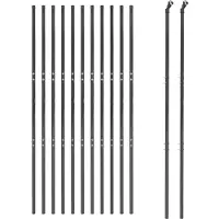 vidaXL Maschendrahtzaun Anthrazit 1,4x25 m Verzinkter Stahl