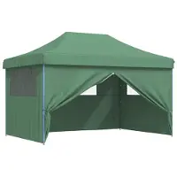 vidaXL Party-Zelt Grün 292 x 440 x 315 cm Oxford-Stoff