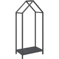 vidaXL Brennholzregal Anthrazit 40x25x90 cm Kaltgewalzter Stahl