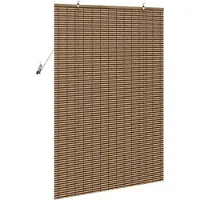 vidaXL Rollo Braun 110 x 160 cm Bambus