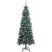 vidaXL Rune (mit LEDs und blauen Kugeln)
