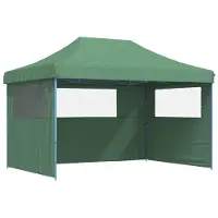 vidaXL Party-Zelt Grün 279 x 410 x 315 cm Oxford-Stoff
