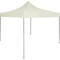 vidaXL Party-Zelt Creme 200 x 200 x 315 cm Oxford-Stoff