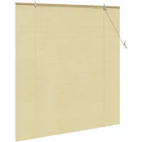 vidaXL Rollo Natur 140 x 160 cm Bambus