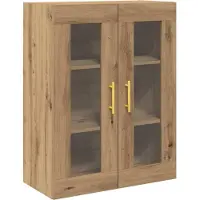 vidaXL Wandschrank Artisan-Eiche 69,5 x 34 x 90 cm Holzwerkstoff