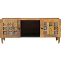 vidaXL Couchtisch Natur 100 x 54 x 40 cm Massivholz Mango