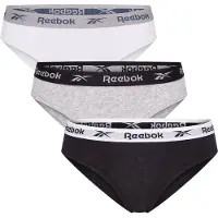 Reebok Bikinislip "CARINA" eng, basic, bequem, mit Logo, breiter Bund, Baumwollmix