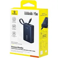 Baseus PicoGo, 10000 mAh, 45 W, Dunkelblau