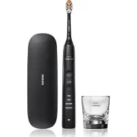 Philips HX9911/17, Erwachsener, Schallzahnbürste, Tägliche Pflege, Tiefenreinigung, Zahnfleischpflege, Whitening, 62000 Bewegungen pro Minute, Schwarz, Oval