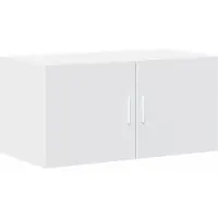 vidaXL Wandschrank Weiß 80x42,5x40 cm Holzwerkstoff