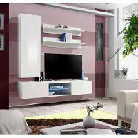 Xl Moebel Gmbh Moderne Wohnwand TV-Ständer Wandschrank Wand Regale Wohnzimmer Design Möbel