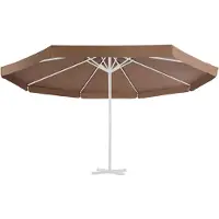 vidaXL Ersatzbezug für Sonnenschirm Sandfarben 515 cm