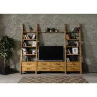 AEA Wohnwand Schrankwand Wohnzimmermöbel Sideboard Holzmöbel Luxus Neu