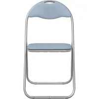 vidaXL Klappstuhl 8 stk. Kunstleder Grau 48 x 43,5 x 81 cm