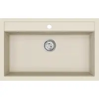 vidaXL Waschbecken Granit 795 x 505 mm Beige