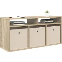 vidaXL Lowboard mit Schubladen Sonoma-Eiche 102 x 32 x 48,5 cm