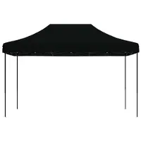 vidaXL Party-Zelt Schwarz 292 x 440 x 315 cm Oxford-Stoff