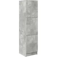 vidaXL Highboard Beton Grau 31,5 x 32 x 122,5 cm