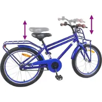 vidaXL Kinderfahrrad 20 Zoll für 6-11 Jahre alt Dunkelblau