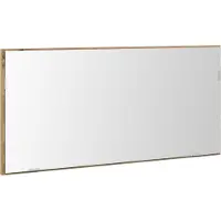 vidaXL Spiegel Artisan-Eiche 80 x 37 cm Glas und engineered Holz