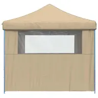 vidaXL Party-Zelt Beige 292 x 292 x 315 cm Oxford-Stoff