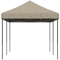 vidaXL Party-Zelt Taupe 292 x 580 x 315 cm Oxford-Stoff