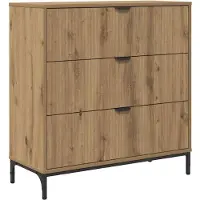 vidaXL Sideboard Artisan-Eiche 79,5 x 33 x 82 cm Holzwerkstoff