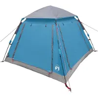 vidaXL Sofort-Zelt mit Regenhaube für 3 Personen, schnell abnehmbar