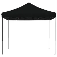 vidaXL Party-Zelt Schwarz 292 x 292 x 315 cm Oxford-Stoff