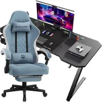 GTPLAYER GTPALYER Gamingtisch Gaming Tisch + Gaming Stuhl- Set, Computertisch Stuhl Set für Gaming nur Gaming Tisch und Gaming Stuhl