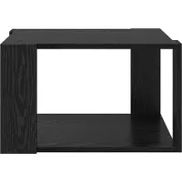 vidaXL Couchtisch Schwarz Eichen-Optik 51,5 x 51,5 x 30 cm