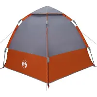 vidaXL Schnellmontagezelt mit Regenhaube für 4 Personen 185T Polyester