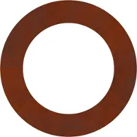 vidaXL geeignet für flache Baumringe 5 Stk. Rostig Ø60/90 cm