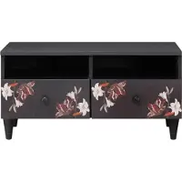 vidaXL Couchtisch Mehrfarbig 80 x 54 x 40 cm Massivholz Mango