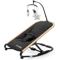 NEW BABY Baby-Schaukelstuhl Snuggle NewBaby schwarz