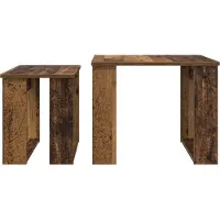 vidaXL Kaffeetisch Set 2 stk. Altholz 50 x 52 x 42 cm Holzwerkstoff