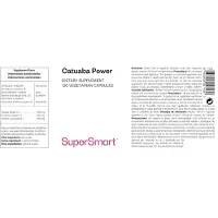 SuperSmart Catuaba Power Dietary Supplement - 120 Vegi-Kaps