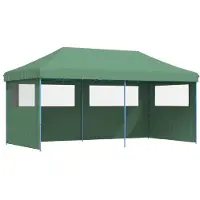 vidaXL Party-Zelt Grün 292 x 580 x 315 cm Oxford-Stoff