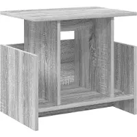 vidaXL TV-Ständer 2 Stk. Graues Sonoma Holzwerkstoff