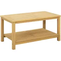 vidaXL Beistelltisch Öl-Natur 90 x 50 x 45 cm Massivholz Akazie