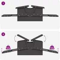 vidaXL Hühnertretfeeder Schwarz 75 x 53 x 20,5 cm 10 kg