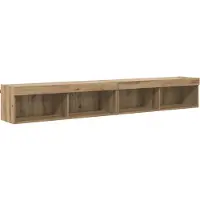 vidaXL TV Wand Einheiten mit LED 5 Stk. Artisan-Eiche 100 x 30 x 30 cm