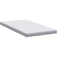 vidaXL Matratze Weiß 100 x 200 cm Jacquard-Stoff