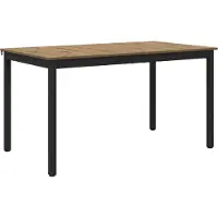 vidaXL Esstische 140 x 80 x 75 cm METALL Rechtwinklig
