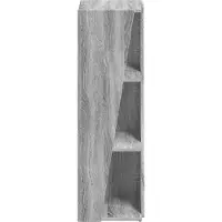 vidaXL Seitenregal Graues Sonoma 33 x 32 x 100,5 cm Holzwerkstoff